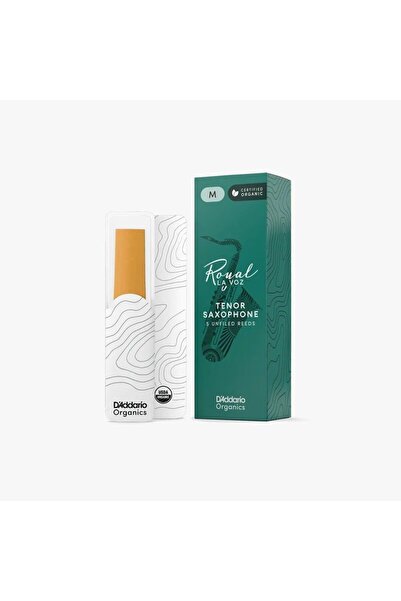 Rico Royal La Voz Tenor Saksafon Kamışı Medium (5'li Paket)
