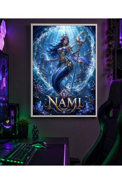 Miutic Print Studio Tablou Gaming League of Legends – Nami, Regina Oceanelor,...