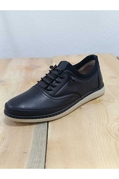 LİCCAS Men's Summer Sporty Shoes Genuine Leather Faylon Sole Smart Lacing Oto...