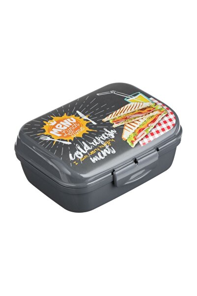 OEM Lunch box copii pentru pachețel, gri – practică pentru gustări și pachețel