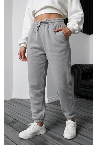 STRAVON Women's Winter 3-Thread Fleece Lined Casual Basic Sweatpants with Ela...