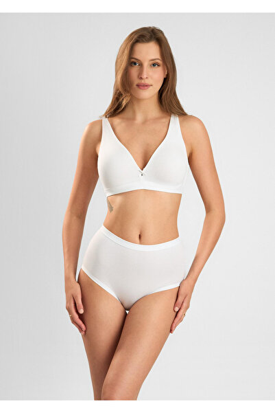 Sielei Sutien Dama, Sielei, 75B, Bumbac Organic, Alb