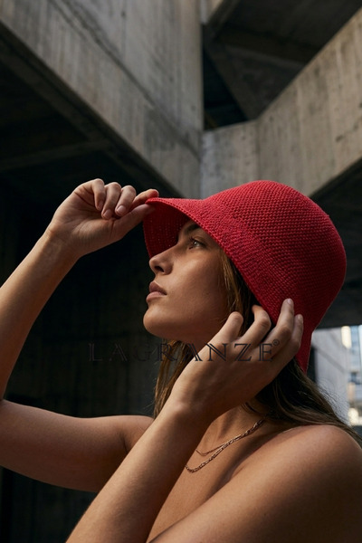 LAGRANZE Aurevia Fine Knit Women's Bucket Hat