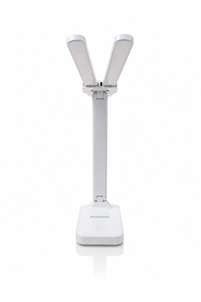 ARVALE Katlanabilir Çift Başlıklı LED Masa Lambası – 3 Işık Modlu, Dokunmatik...