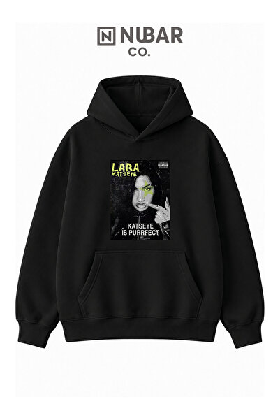 Grafftee Clothing Lara Katseye Girl Βαμβακερό φούτερ υψηλής ποιότητας με στάμπα
