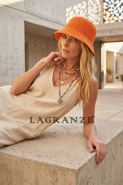 LAGRANZE Aurevia Fine Knit Women's Bucket Hat