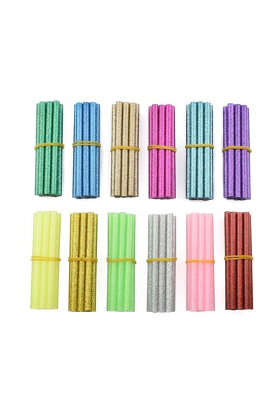OEM Glittery hot glue stick Color: White