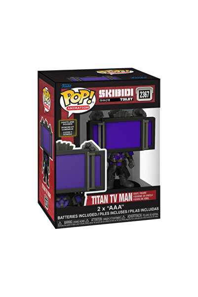 Funko Skibidi Toilet Pop! Lights and Sounds Titan TV Man pop Figure figür