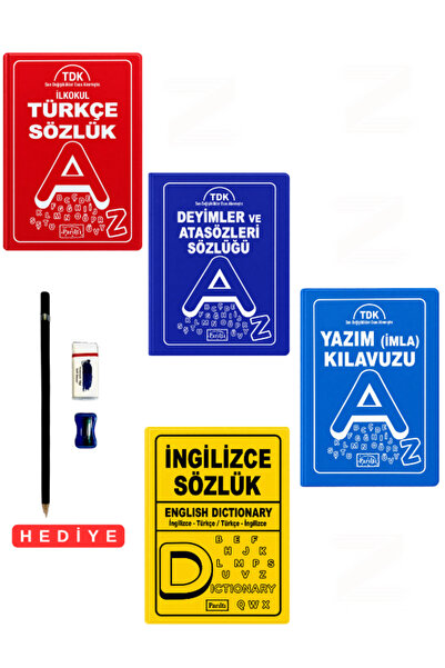 Parıltı Yayınları İlkokul Türkçe Sözlük Yazım(İmla) Kılavuzu Deyimler ve Atas...