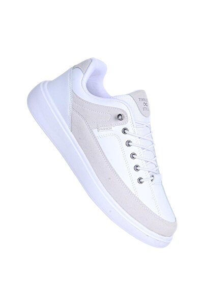 Ayakcenter Racıng 046 Skin White Men's Sneaker Shoes