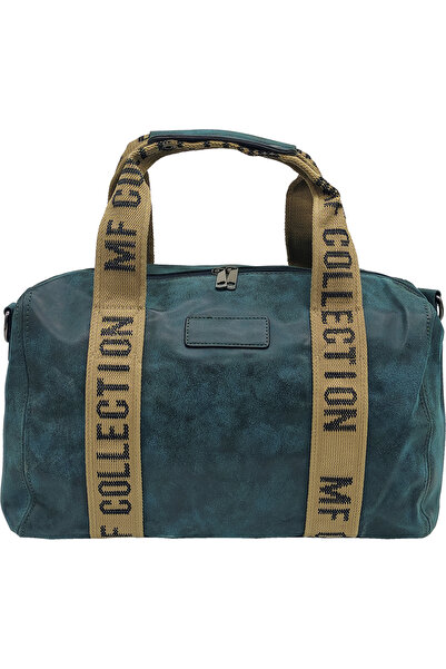 GIFT-ME.GR Μικρή τσάντα ταξιδιού unisex, χιαστί/χειρός, πετρόλ