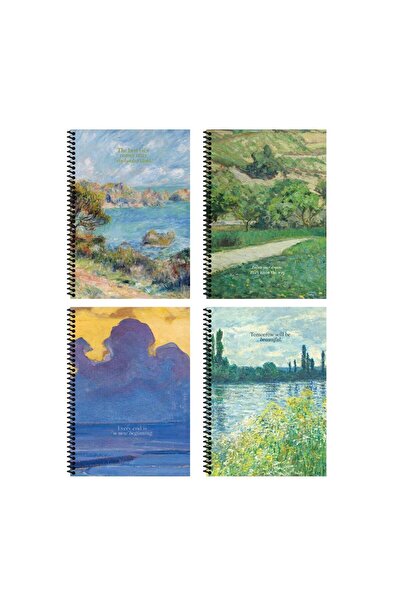 KESKİN COLOR كيسكن 20*28 100 يو بي.تشيز. دفتر ملاحظات بغلاف صلب - فنون