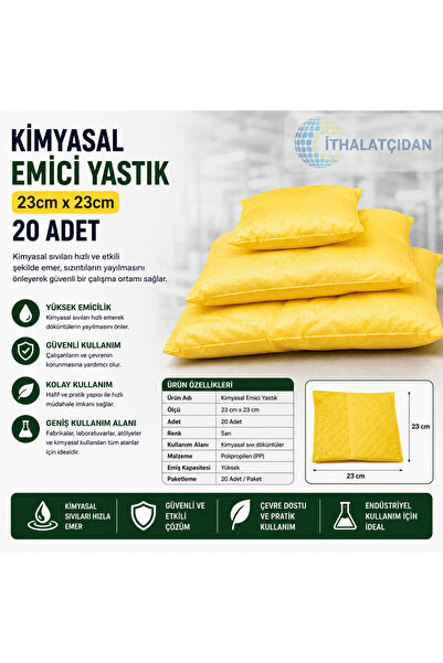 Kimyasal Emici Yastık 23cmx23cm 20adet