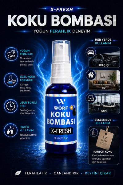 WÖRF Koku Bombası X-Fresh 30 ml
