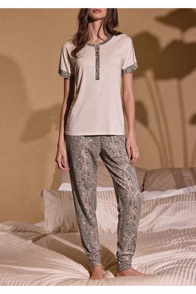 lormar Pijama Dama, LORMAR, Model 4106 Wild, Viscoza Lejera Si Moala, Tricou ...