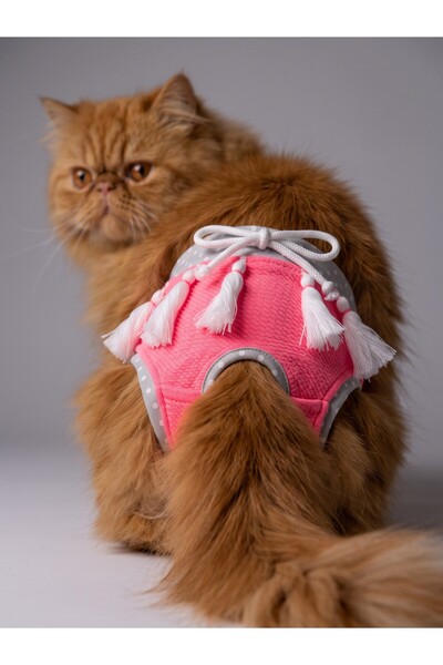 Kemique Neo Pink Dişi Kedi Regl Külotu | Don | Kedi İç Çamaşırı | Ayarlanabil...