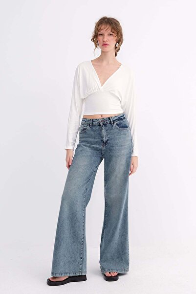 Addax Pocketed Jean Trousers Pn1103