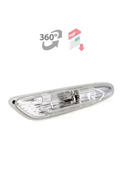 DWA ÇAMURLUK SİNYAL LAMBASI BMW E87-E90 E84 2004-2012 SAĞ BEYAZ