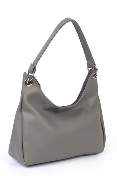 WİKİDAYS.S MODA TRENDİ Gray Women's Medium Size Faux Leather Shoulder Bag Yts417