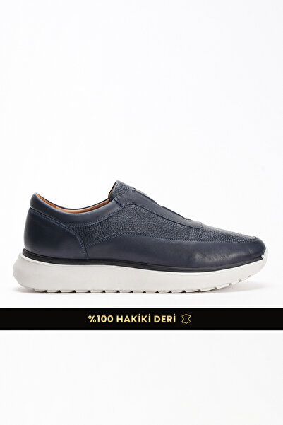 Fame Step Genuine Leather Men's Walking Shoes Casual Comfort Shoes Daily Comf...