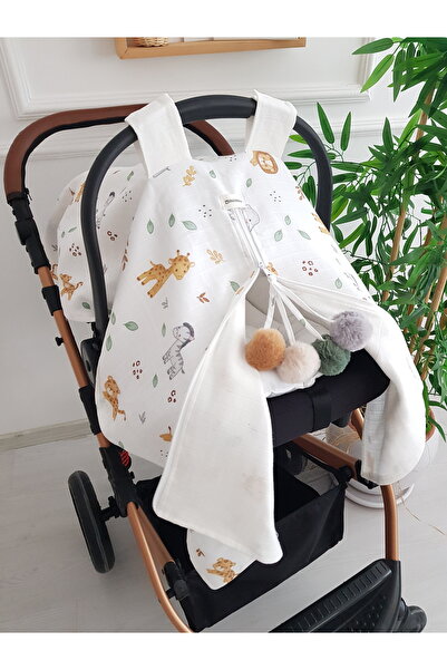ib ilkimbebe Stroller Cover with Zipper, Double Layer, Newborn Baby Products,...
