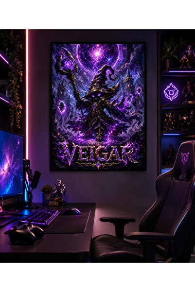 Miutic Print Studio Tablou Gaming League of Legends – Veigar, Vrăjitorul Cosm...
