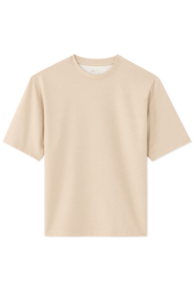 CELİO Gehem - Tricou oversize, Bej