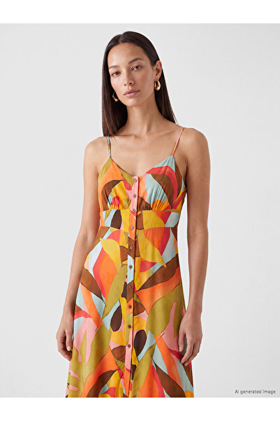 LC Waikiki Timeless Clothing & Timeless Choices V Cut Embroidered Dress with ...