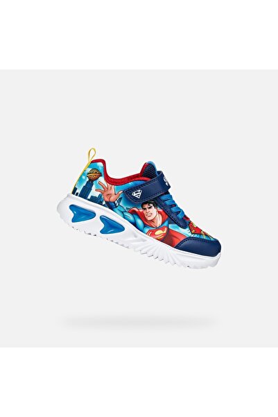 Geox Assister - Adidași luminoși pentru băieți, albastru închis