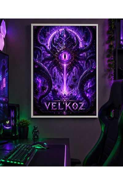 Miutic Print Studio Tablou Gaming League of Legends – Vel'Koz, Entitatea Void...