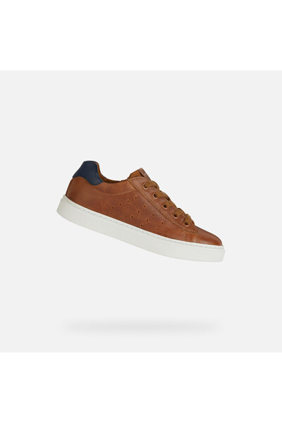 Geox Nashik - Adidași pentru băieți, maro deschis