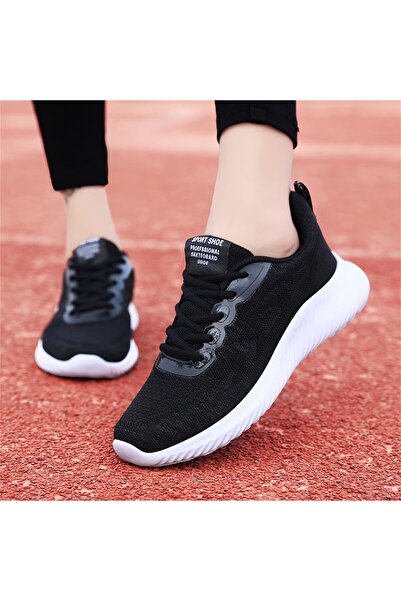 dorbe Women's Black Mesh Running Sneakers
