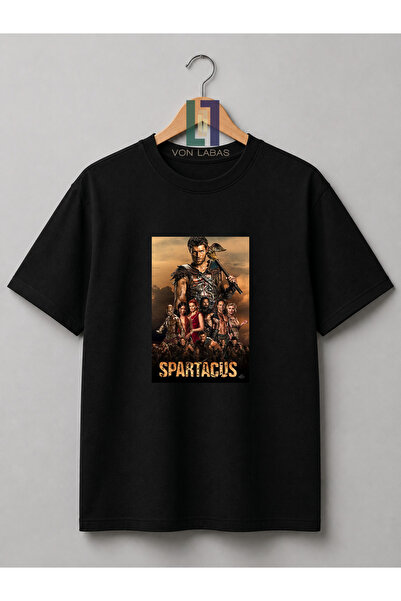 Grafftee Clothing Μπλουζάκι από βαμβάκι με στάμπα Spartacus Gladiator Premium