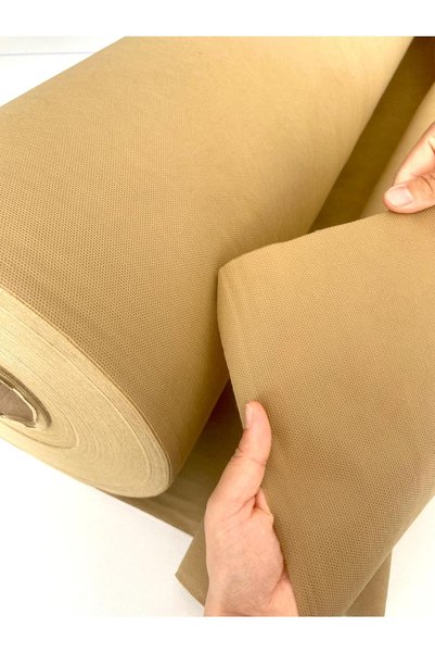 seyranat 1 Meter, Width 160 Cm, Non-Adhesive Beige Color Bag, Wallet Lining Fabric, Lining, Multi-Purpose Fabric