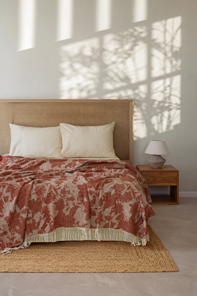 First Choice Molina Double Jacquard Blanket & Sheet Set Tile
