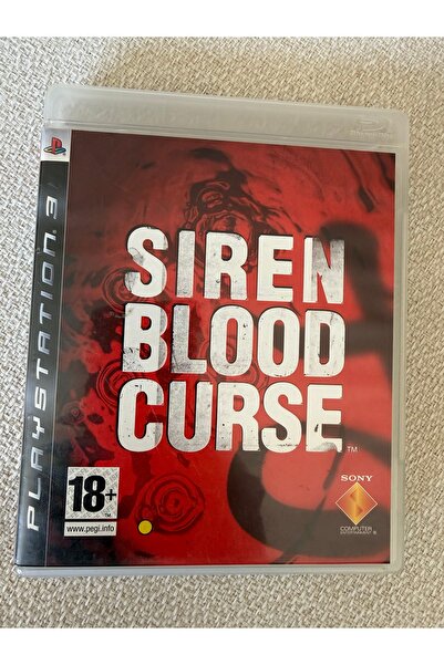 EA ps3 siren blood curse orjinal oyun 10/9,5 kondüsyon kitapçık var