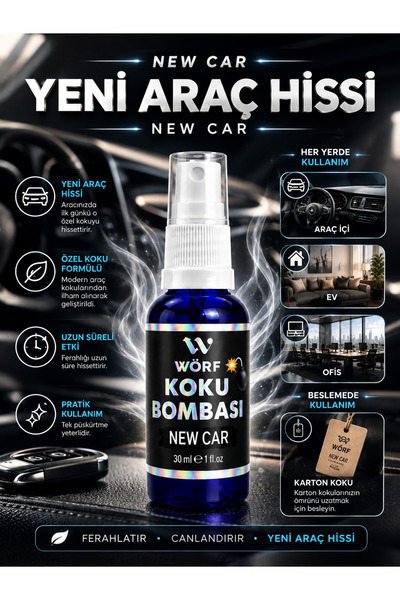 WÖRF Koku Bombası New Car 30 ml