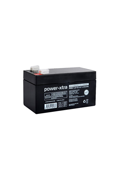 EcoLead - PXEC1.2-12 - 12V 1.2 Ah Kuru Akü - F1