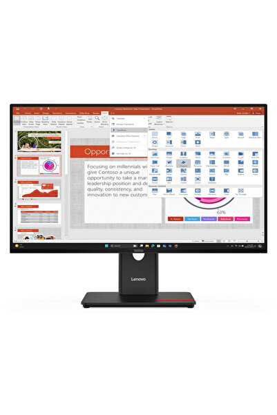 LENOVO ThinkVision T27-40 27 " IPS FHD AG 4ms 300cd 1500:1 120Hz HUB Înclinar...
