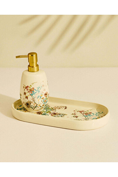REDTAG Multicolour Floral Oval Amenity Tray