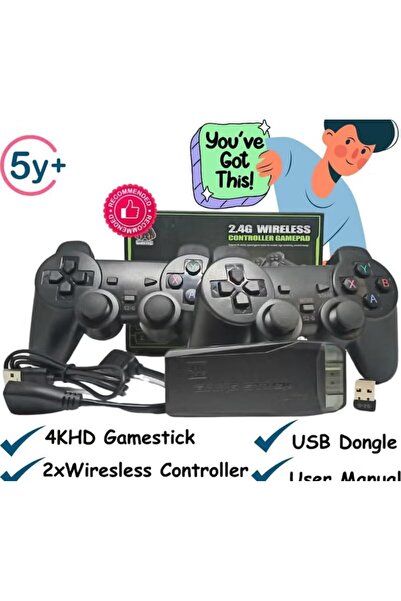 NextGen Game Stick Lite 2.4G Wireless Controller Gamepad, 4KHD, 2 Wireless Co...