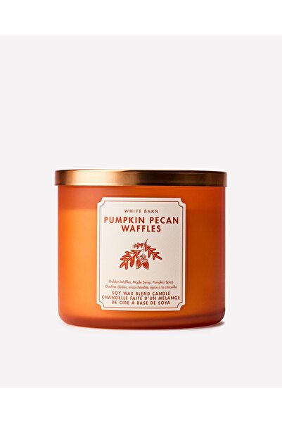 Bath & Body Works Pumpkin Pecan Waffles Büyük Mum