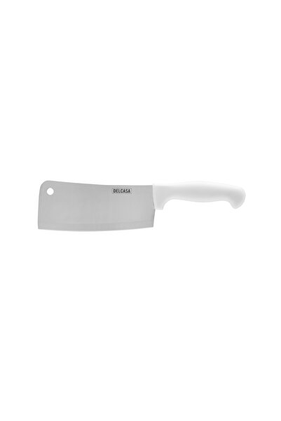 DELCASA 7" Cleaver Knife DC3745, Stainless Steel, Dishwasher Safe, Silver and...