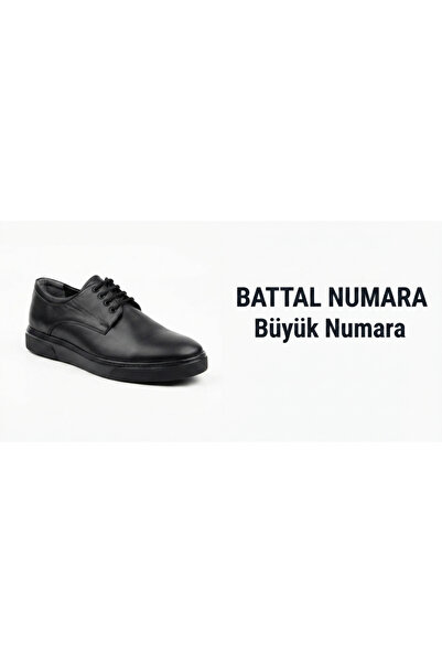 ERDOĞAN TULGAR Genuine Leather Large Size 45 - 47 Men's Classic Sports Shoes