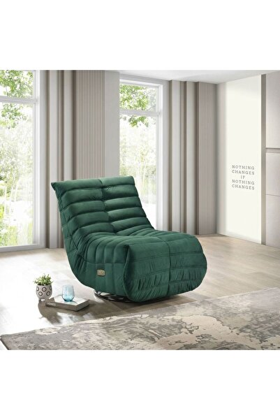 Danube Home V2 Britan 1 Seater Fabric Recliner Green, Practical Product For H...