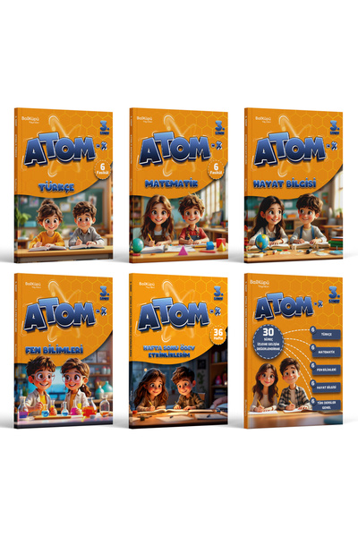 Balküpü Yayınları 3.Sınıf Atom- X Eğitim Seti (6 KİTAP) 2027 YENİLENDİ