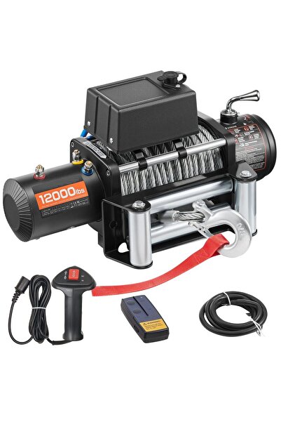 OMS Troliu electric 5.5 CP, capacitate 5400 kg, IP54, Telecomandă wireless, c...