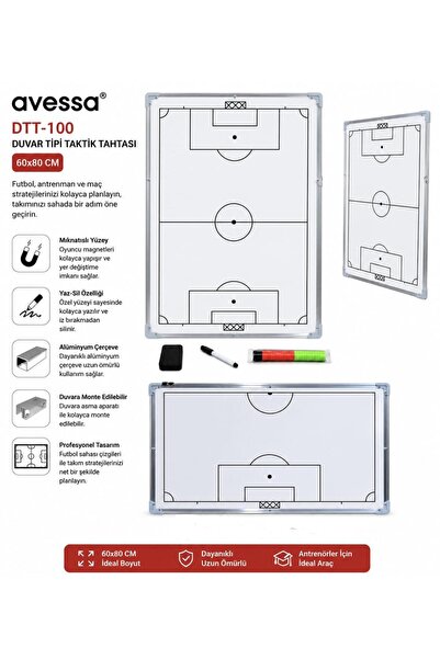 AVESSA Dtt-100 Duvar Tipi Taktik Tahtası 60x90 Cm