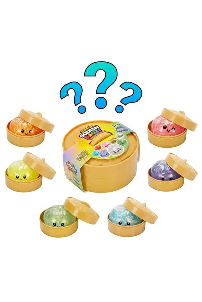 TOYSTURKA Baozı Squishy Dumpling Sürpriz Paket Renkli Simli Çin Mantısı Sukuş...