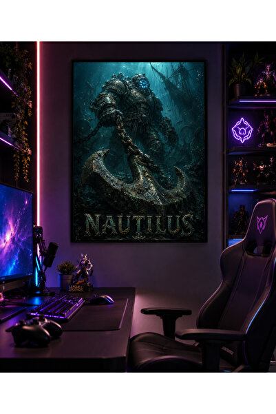 Miutic Print Studio Tablou Gaming League of Legends – Nautilus, Titanul Adânc...